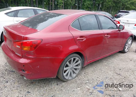 2006 Lexus Is 350 350 из США, поврежденный, VIN JTHBE262565003856